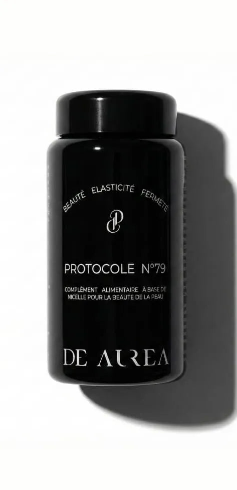 Photo du produit protocole n°79, complément alimentaire à la nigelle pour la beauté de la peau, sur fond blanc