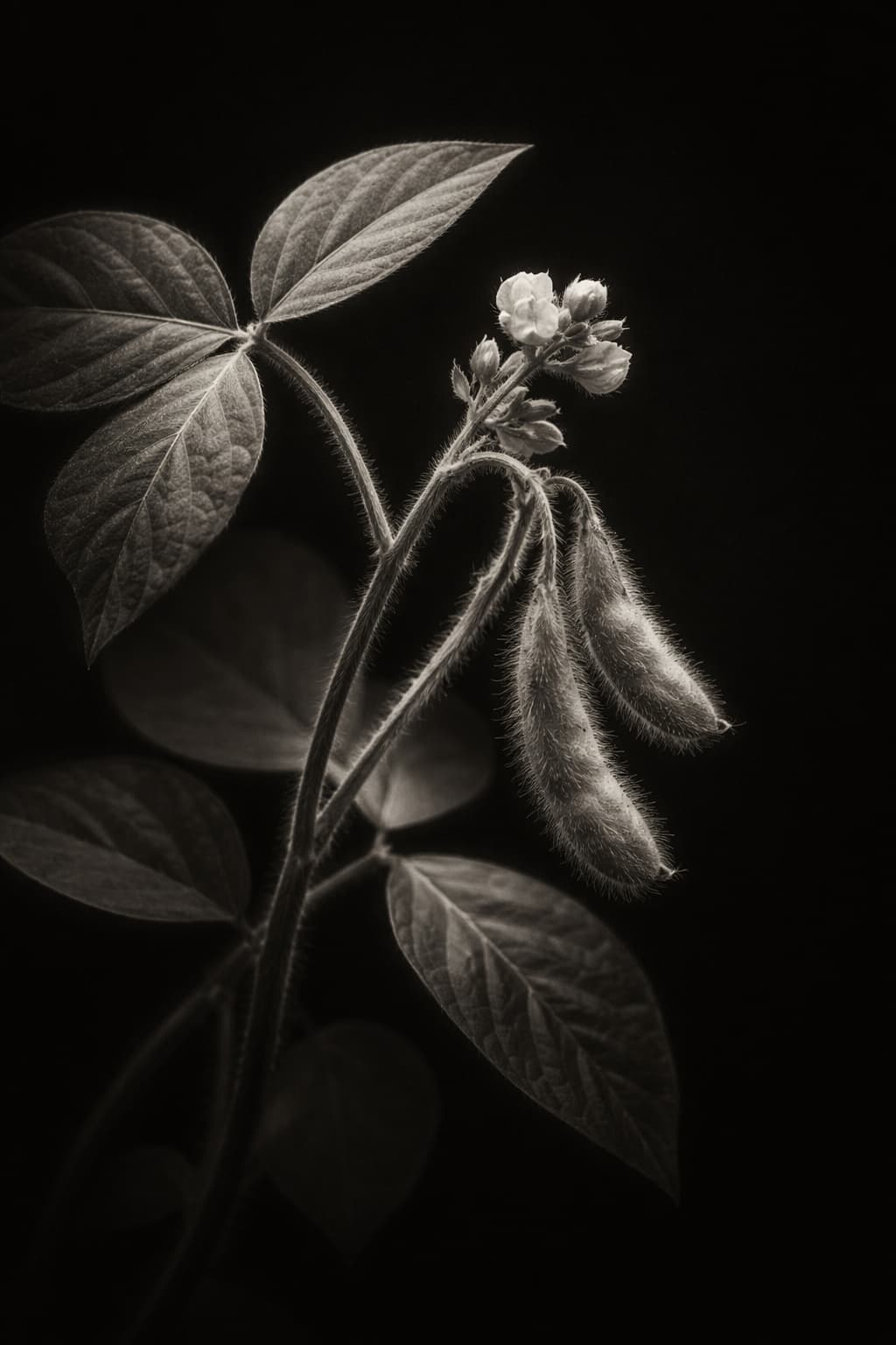 Fleurs de soja pour la production de vitamine E