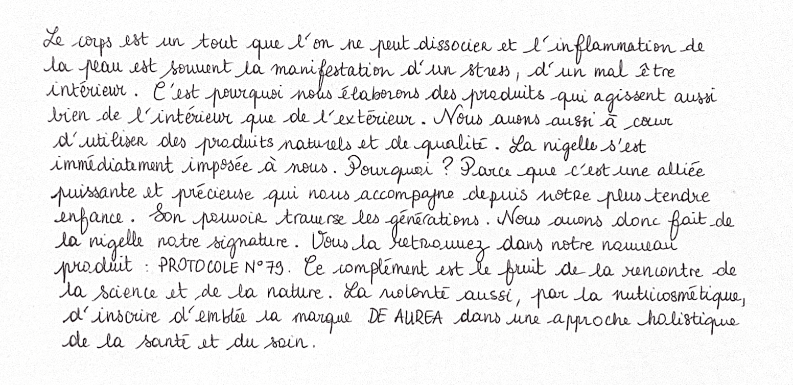 Le mot des fondatrices de la marque de compléments alimentaire à la Nigelle DE AUREA, expliquant notamment leur approche holistique de la santé